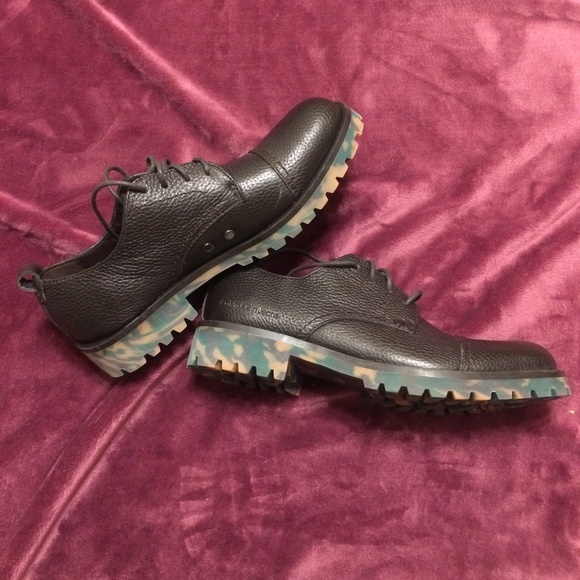 Calvin Klein Nox Brown Leather Oxford Boot main image 4